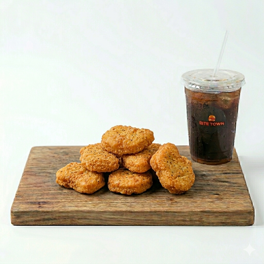 6 Pcs Nuggets, 1 Reg. Drink