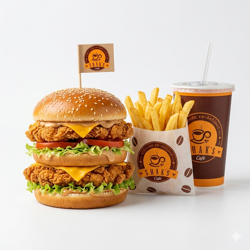 1 Shak’s Café Double Decker, 1 Reg. Fries, 1 Reg. Drink