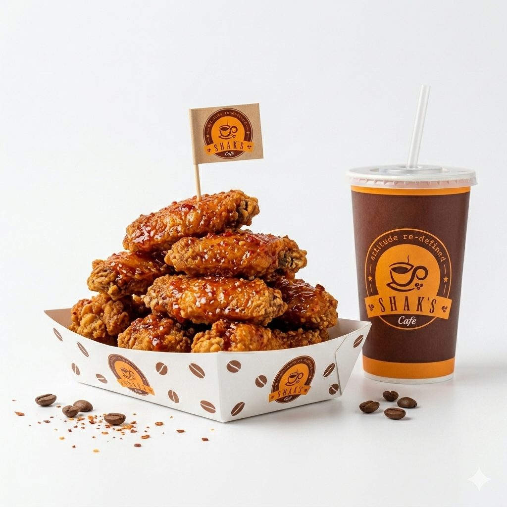 10 Hot Wings, 1 Reg. Drink